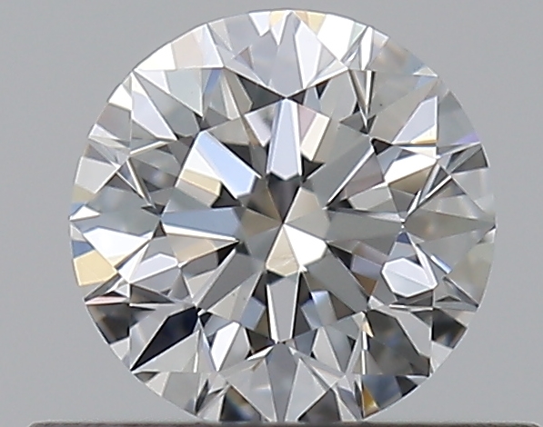 0.43 CaratE-VVS2 EX Cut Round Diamond