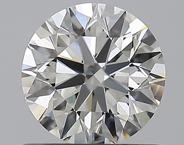 0.78 CaratJ-VVS2 EX Cut Round Diamond