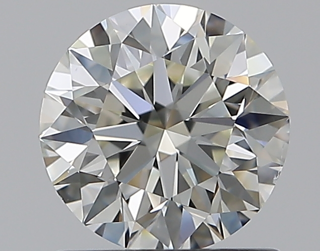 1 CaratJ-SI1 EX Cut Round Diamond