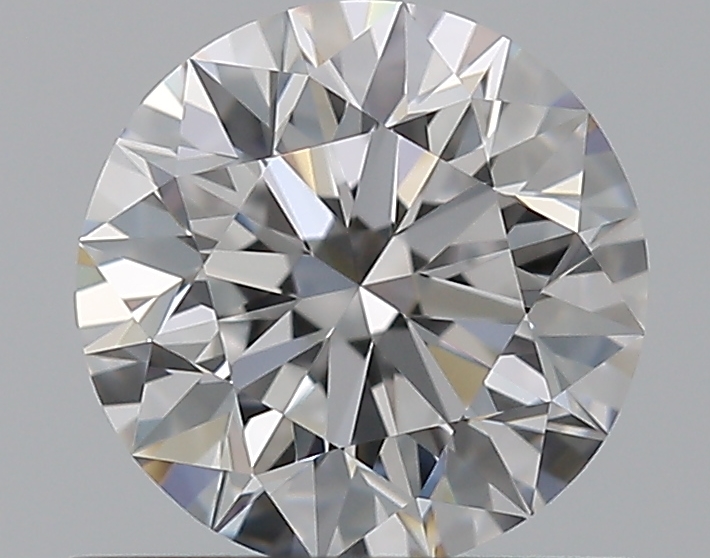 0.71 CaratD-VVS1 EX Cut Round Diamond
