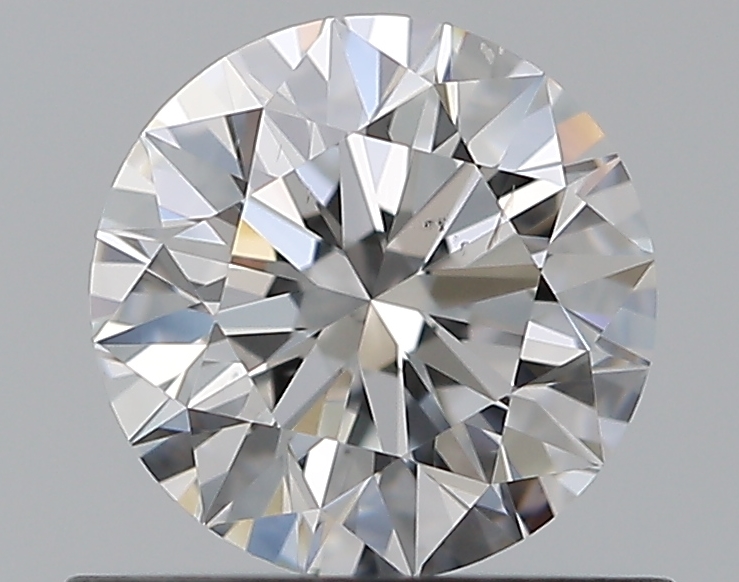 0.66 CaratD-SI1 EX Cut Round Diamond