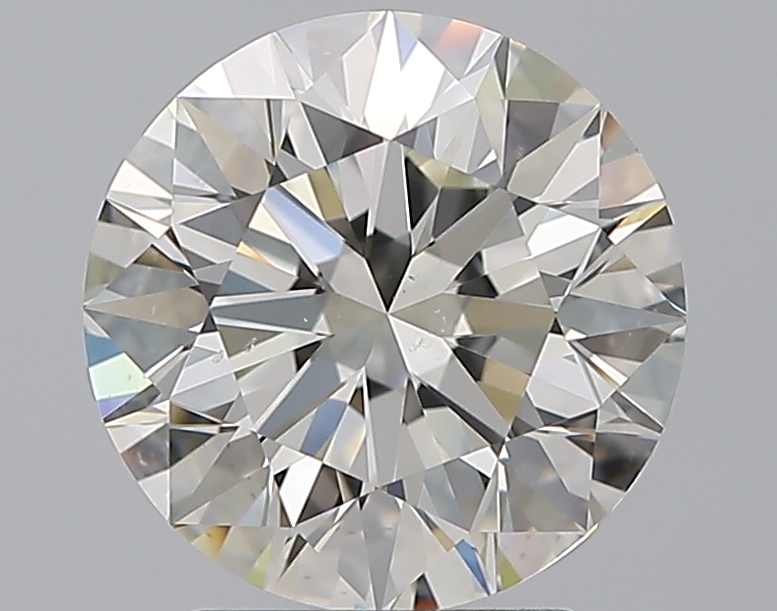 3.01 CaratJ-SI1 EX Cut Round Diamond