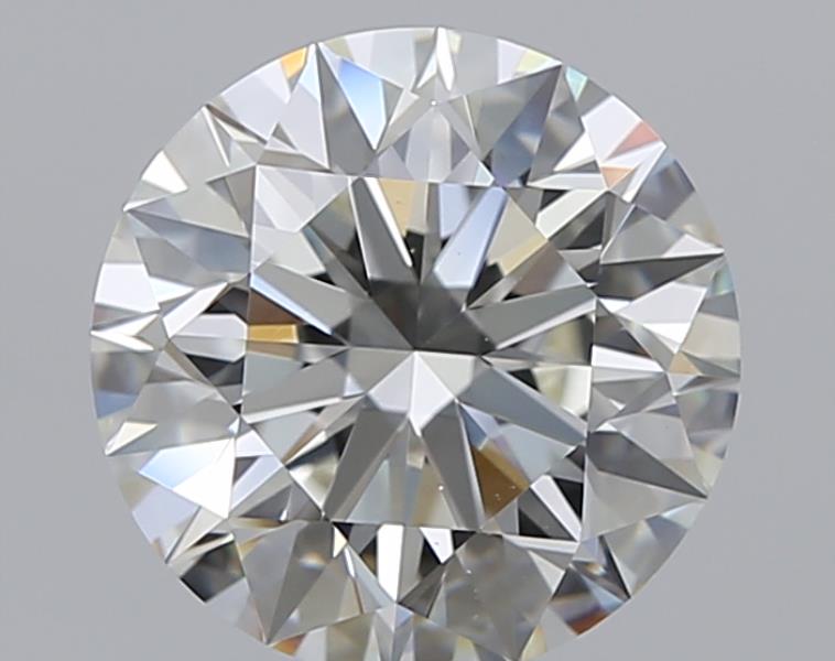 2.01 CaratJ-VS2 EX Cut Round Diamond