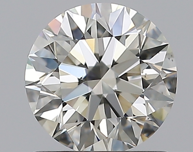 0.9 CaratJ-VS2 EX Cut Round Diamond