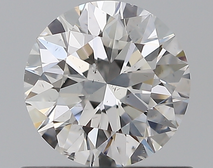 0.7 CaratF-SI2 EX Cut Round Diamond