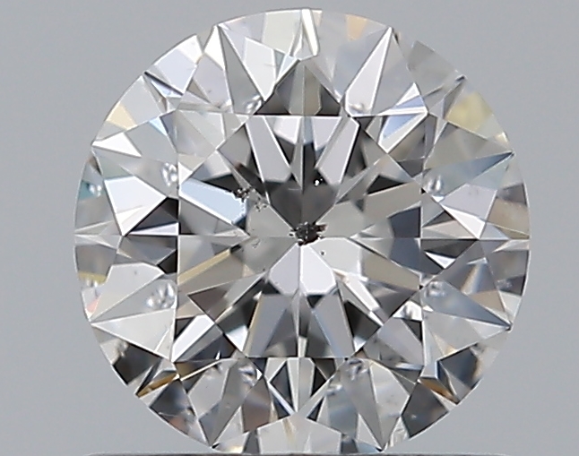 0.72 CaratF-SI2 EX Cut Round Diamond