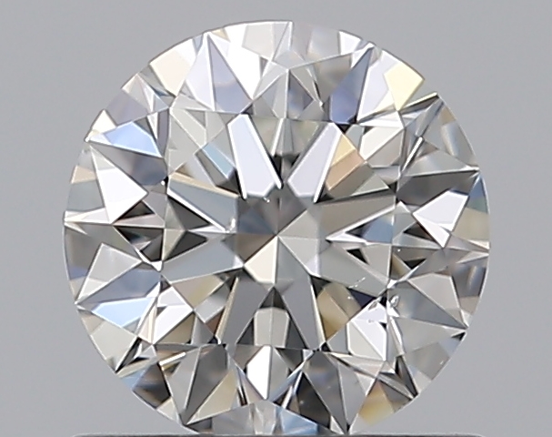 0.66 CaratG-SI1 EX Cut Round Diamond