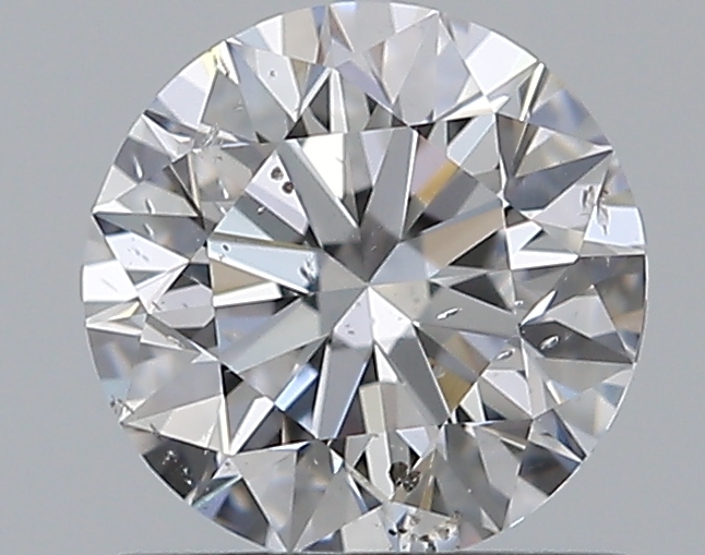 0.76 CaratD-SI2 EX Cut Round Diamond