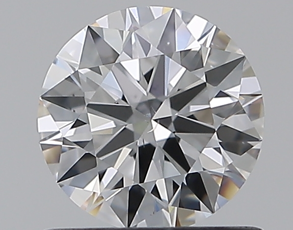 0.7 CaratE-VS2 EX Cut Round Diamond