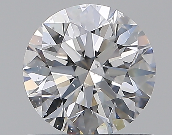 0.76 CaratD-SI2 EX Cut Round Diamond