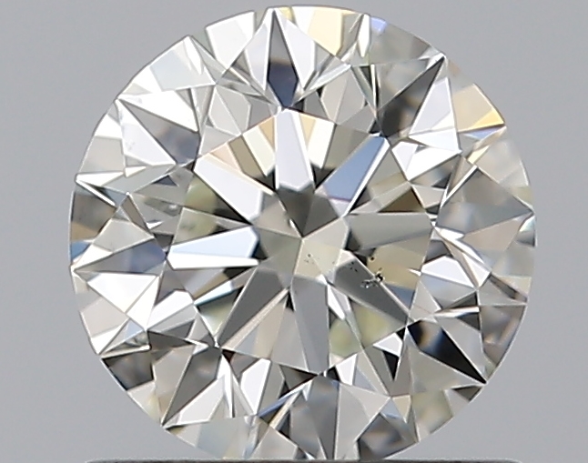 0.75 CaratK-SI1 EX Cut Round Diamond