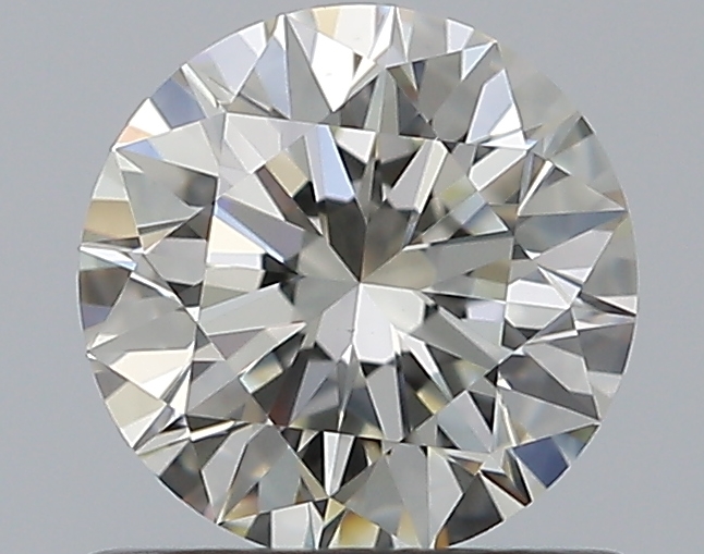 0.72 CaratK-VVS2 EX Cut Round Diamond