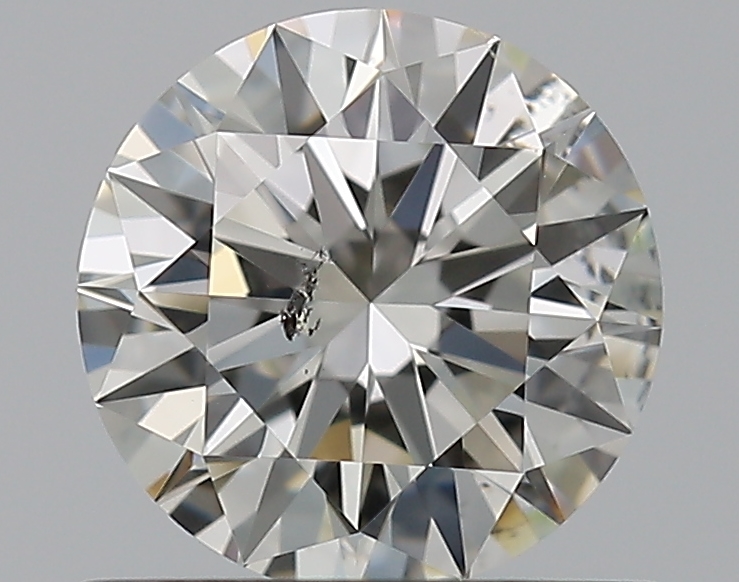 0.75 CaratJ-SI2 EX Cut Round Diamond