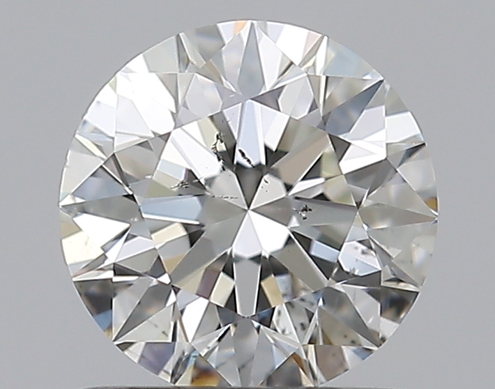 0.76 CaratI-SI1 EX Cut Round Diamond