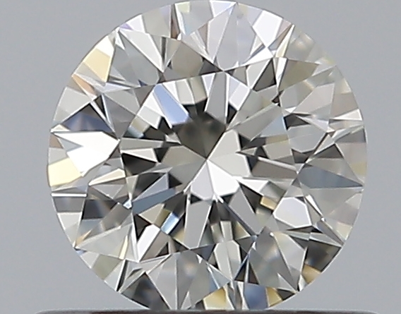 0.5 CaratJ-VVS2 EX Cut Round Diamond