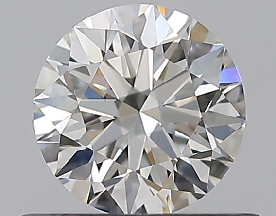 0.53 CaratI-VS2 EX Cut Round Diamond