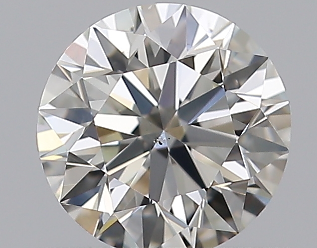 0.55 CaratJ-SI1 EX Cut Round Diamond