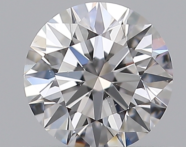 0.52 CaratD-SI1 EX Cut Round Diamond