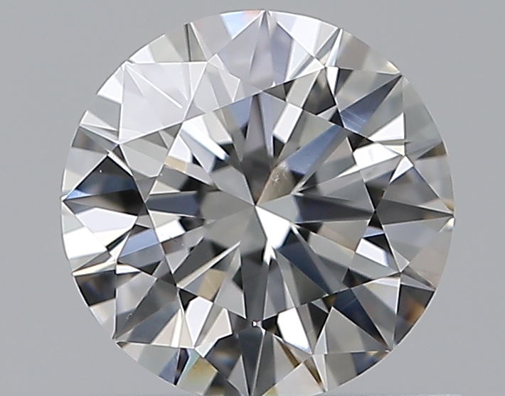 0.66 CaratF-VS2 EX Cut Round Diamond