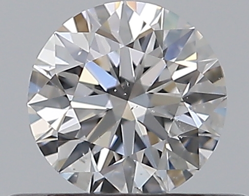 0.37 CaratE-SI1 EX Cut Round Diamond