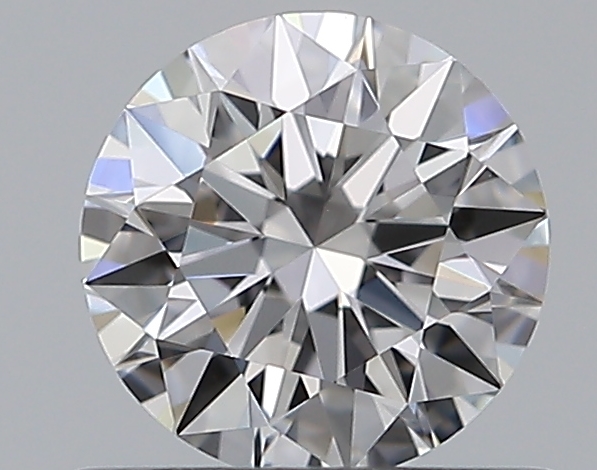 0.53 CaratD-VS1 EX Cut Round Diamond