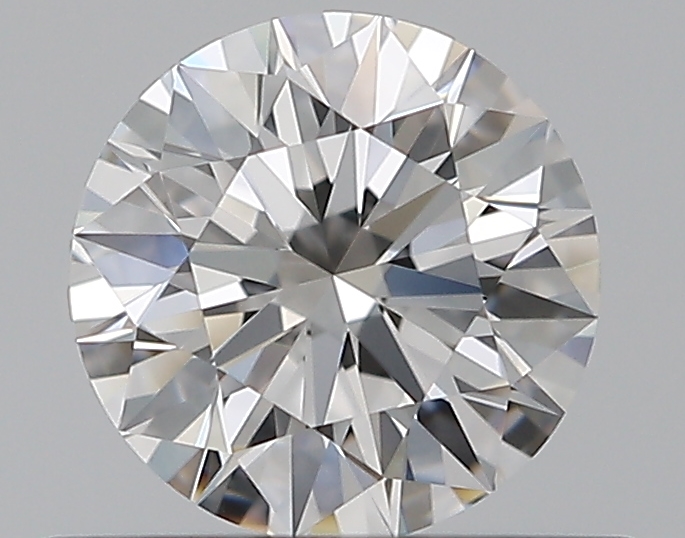 0.53 CaratE-VVS1 EX Cut Round Diamond