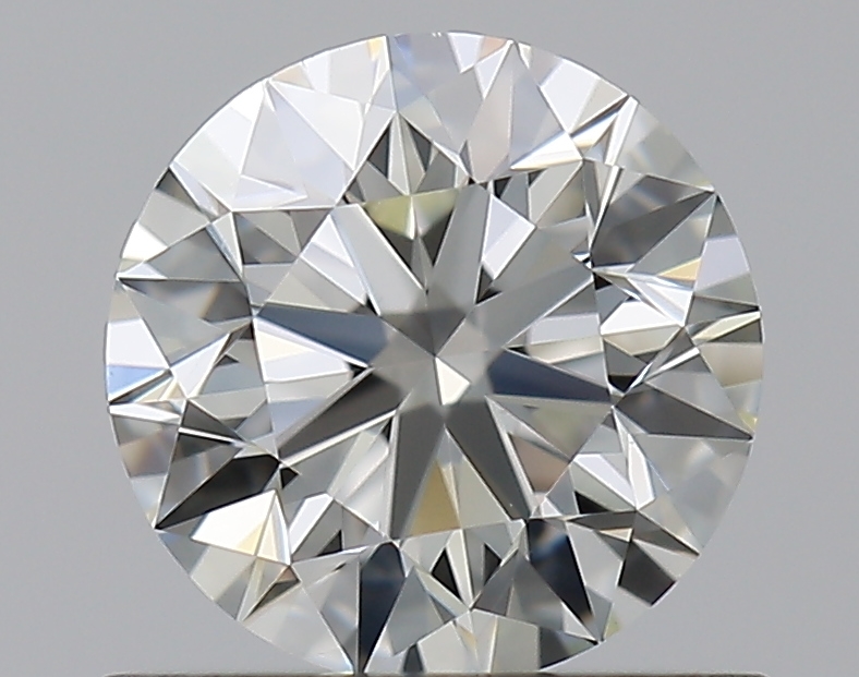 0.71 CaratJ-VS2 EX Cut Round Diamond