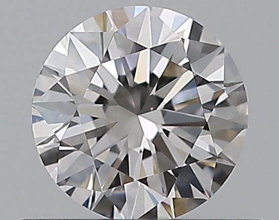 0.5 CaratF-VS2 EX Cut Round Diamond