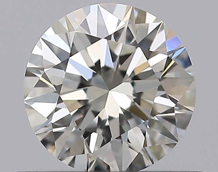 0.53 CaratJ-VVS2 EX Cut Round Diamond