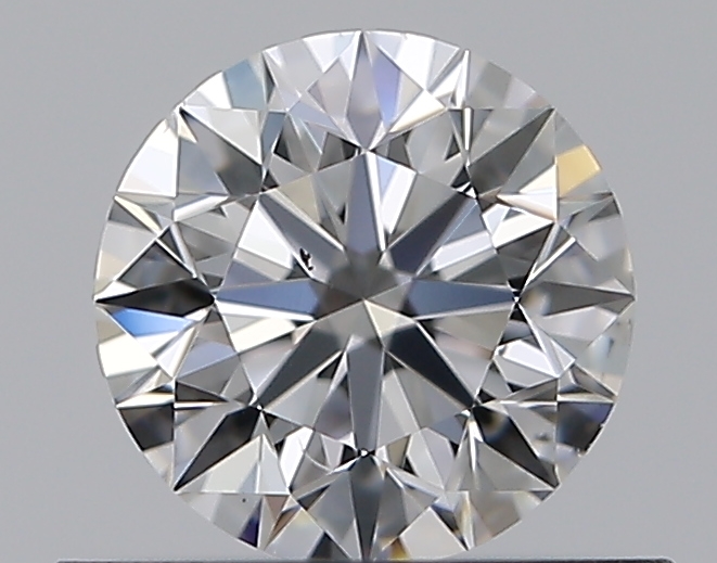 0.51 CaratE-SI1 EX Cut Round Diamond