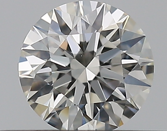 0.33 CaratI-VS1 EX Cut Round Diamond