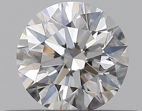 0.37 CaratF-VS2 EX Cut Round Diamond