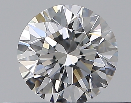 0.33 CaratF-VVS1 EX Cut Round Diamond