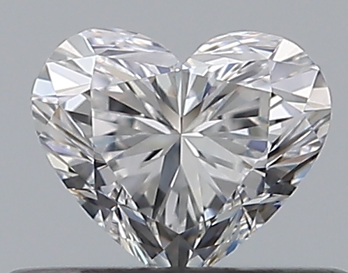 0.33 CaratD-VVS2 - Cut Heart Diamond
