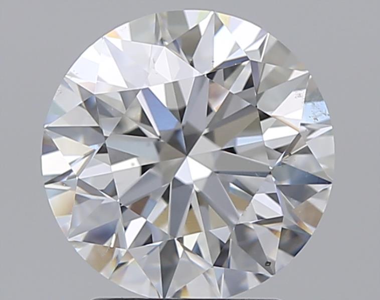 2.2 CaratF-SI1 EX Cut Round Diamond