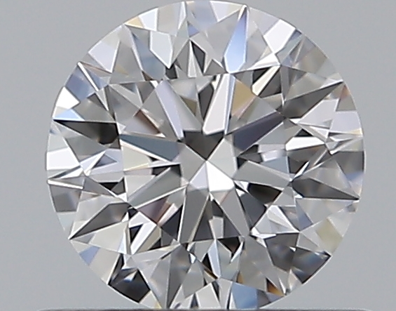 0.5 CaratD-VVS2 EX Cut Round Diamond