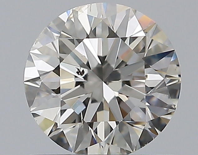 0.7 CaratJ-SI2 EX Cut Round Diamond