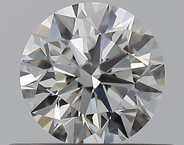 0.5 CaratF-VVS1 EX Cut Round Diamond
