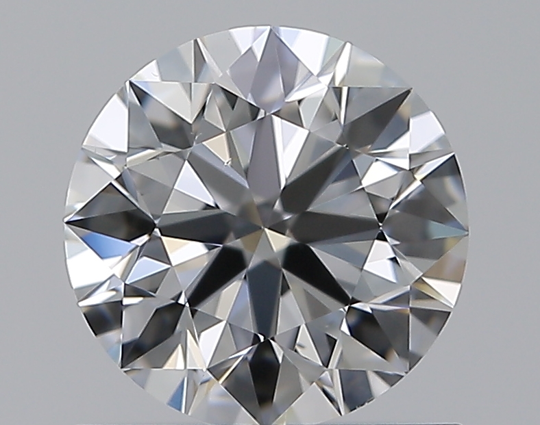 0.86 CaratE-VS2 EX Cut Round Diamond
