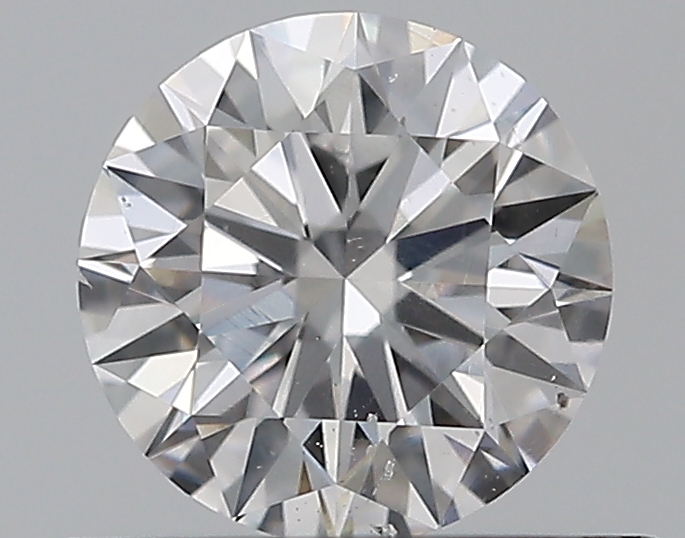 0.54 CaratD-SI1 EX Cut Round Diamond