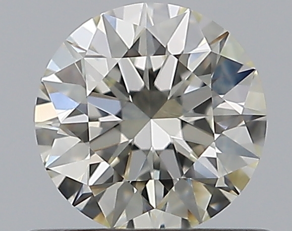 0.53 CaratJ-VVS1 EX Cut Round Diamond