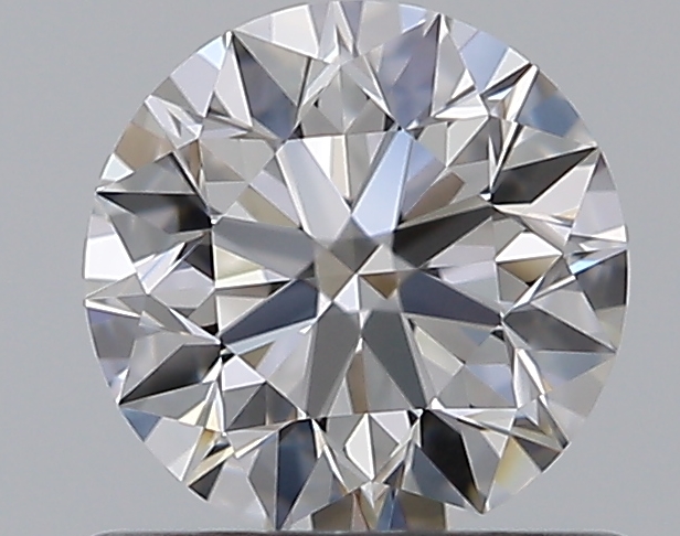 0.66 CaratF-VVS1 EX Cut Round Diamond
