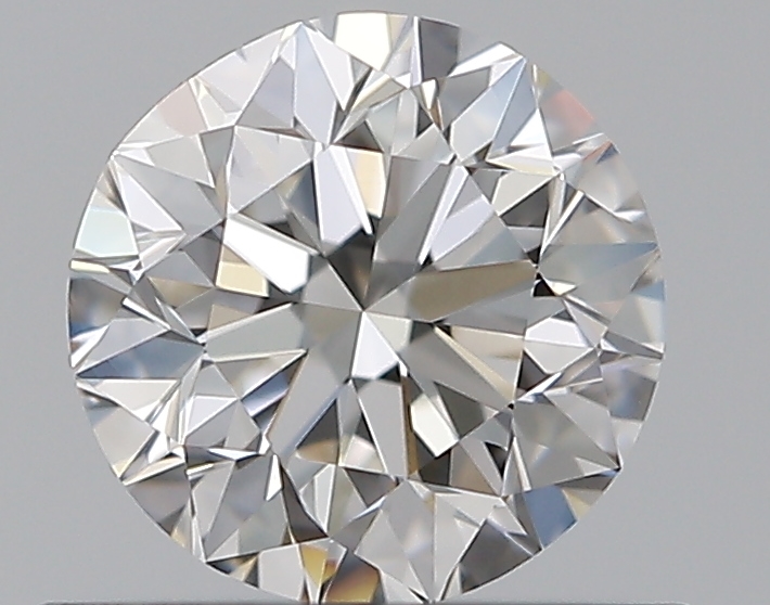 0.65 CaratF-VVS1 VG Cut Round Diamond