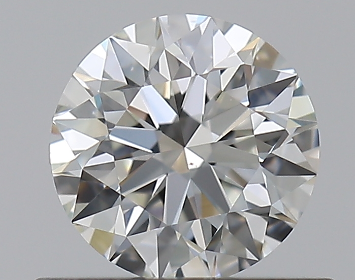 0.53 CaratH-VS2 EX Cut Round Diamond