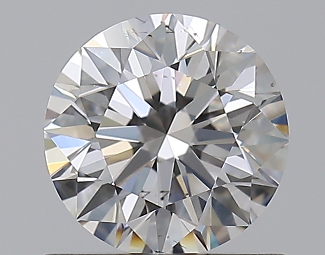 0.76 CaratG-SI1 EX Cut Round Diamond