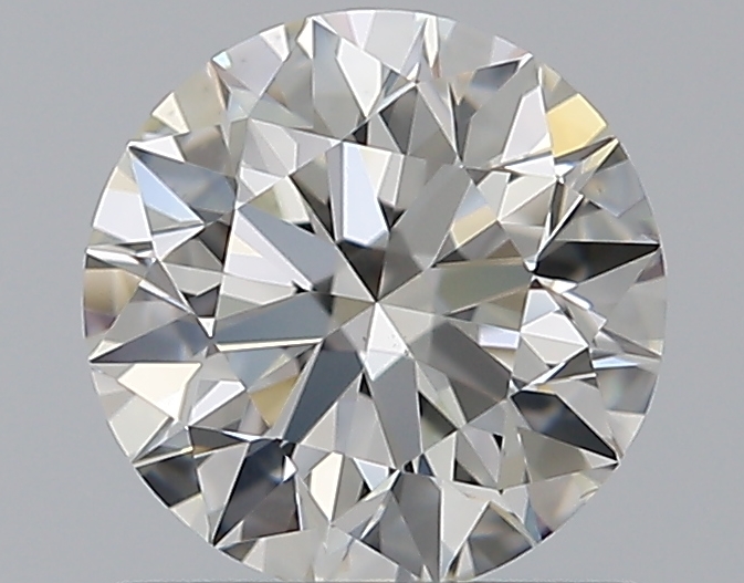 0.81 CaratJ-VS1 EX Cut Round Diamond