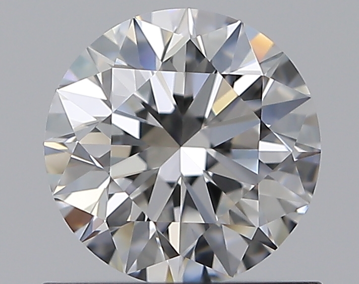 0.75 CaratF-VVS1 EX Cut Round Diamond