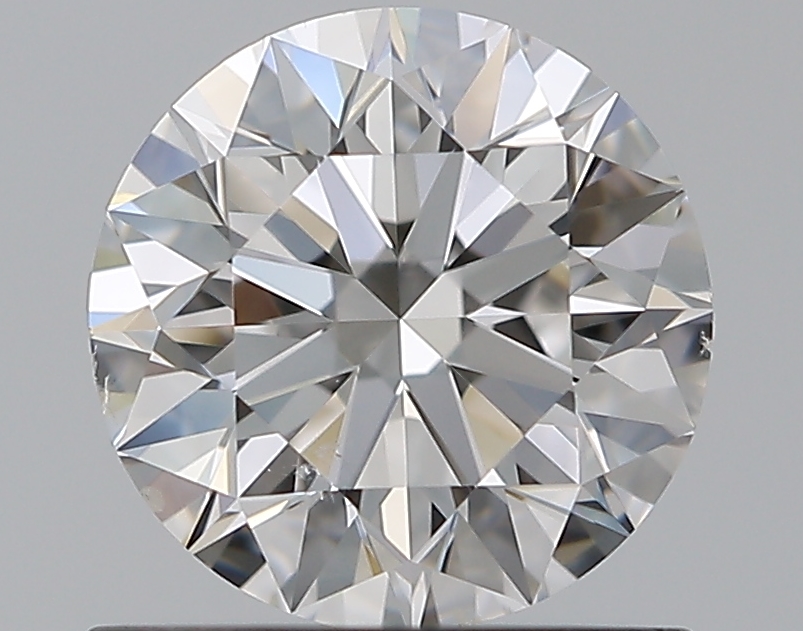 0.91 CaratF-SI1 EX Cut Round Diamond