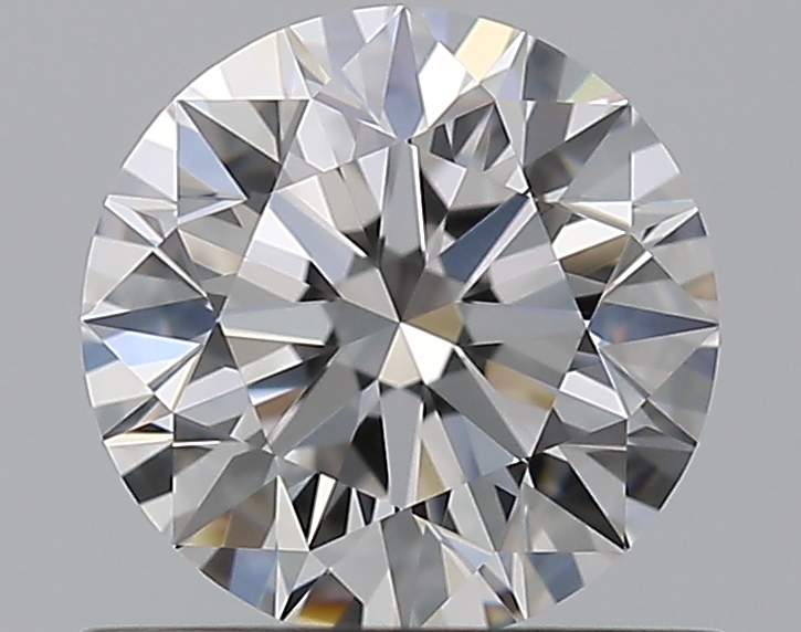 0.75 CaratD-VVS2 EX Cut Round Diamond