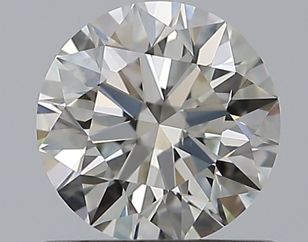 0.7 CaratJ-VS2 EX Cut Round Diamond